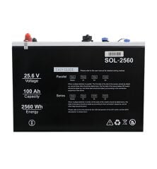 25.6 V 100Ah Lityum Akü