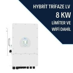 8KW HİBRİT TRİFAZE İNVERTER LV